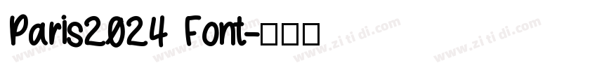 Paris2024 Font字体转换